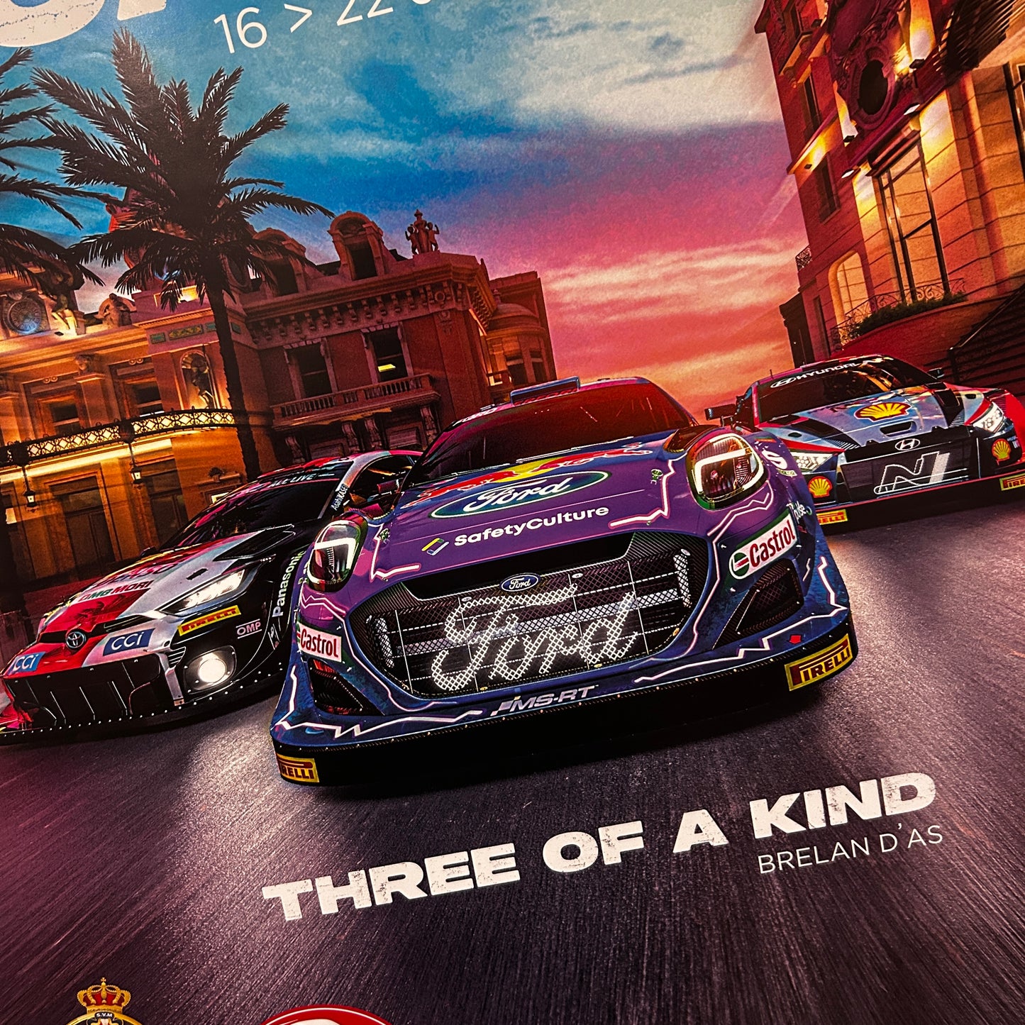 91ème Rallye de Monte Carlo - Affiche Originale - 2023