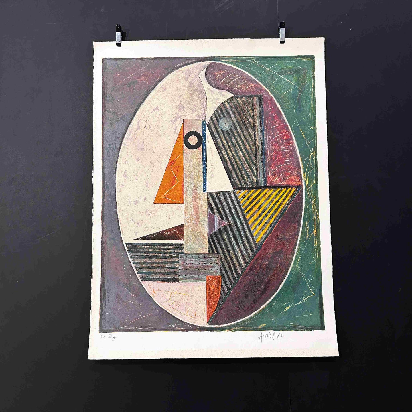 ARMAND AVRIL - Epreuve d'artiste III/X - 1986
