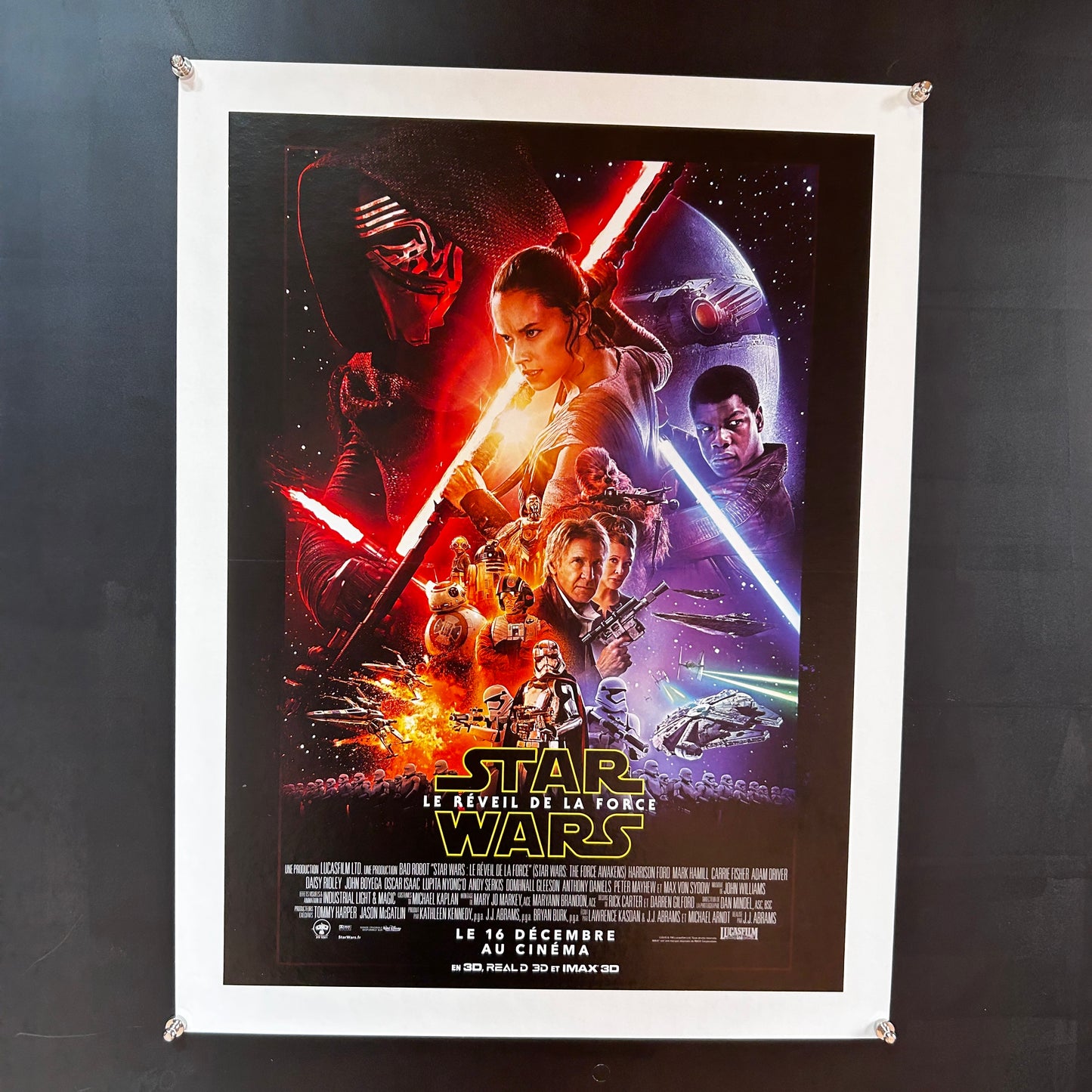 STAR WARS - Le Réveil de la force - Affiche Originale - 2015
