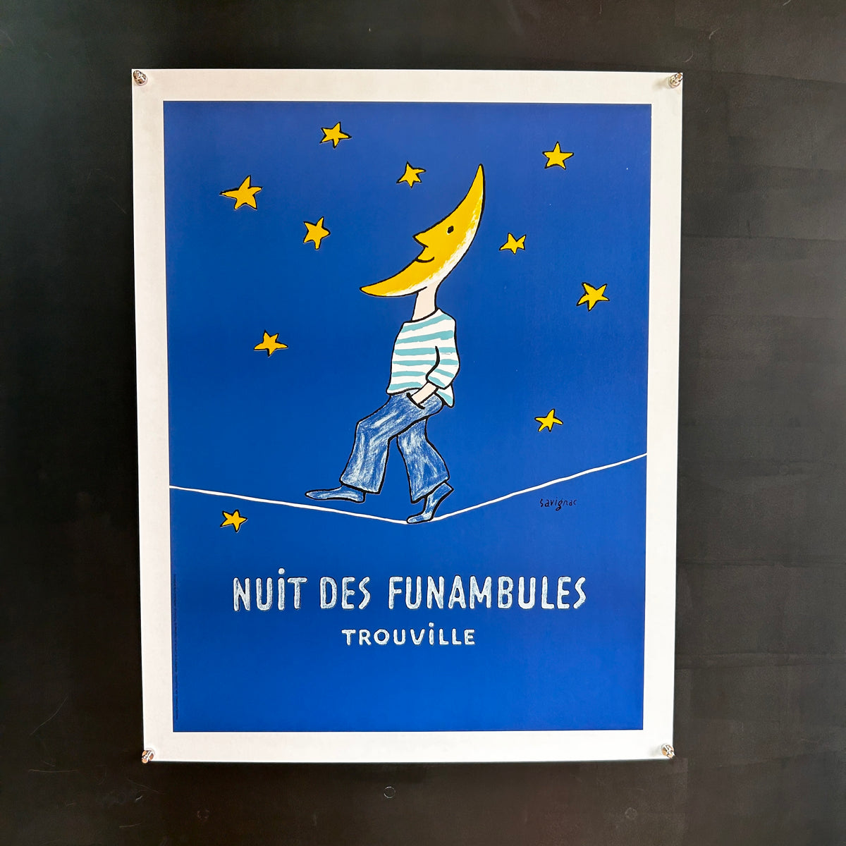 Nuit des Funambules - Savignac - Affiche Originale - 1992