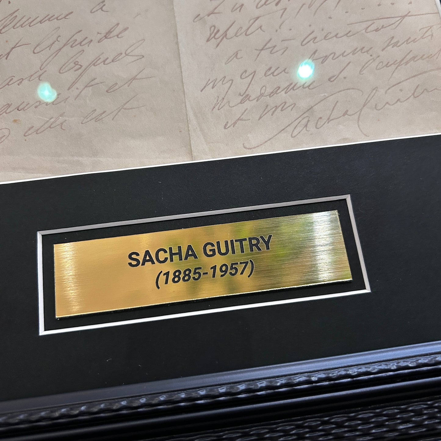 Sacha Guitry - Lettre manuscrite et signée - Certification