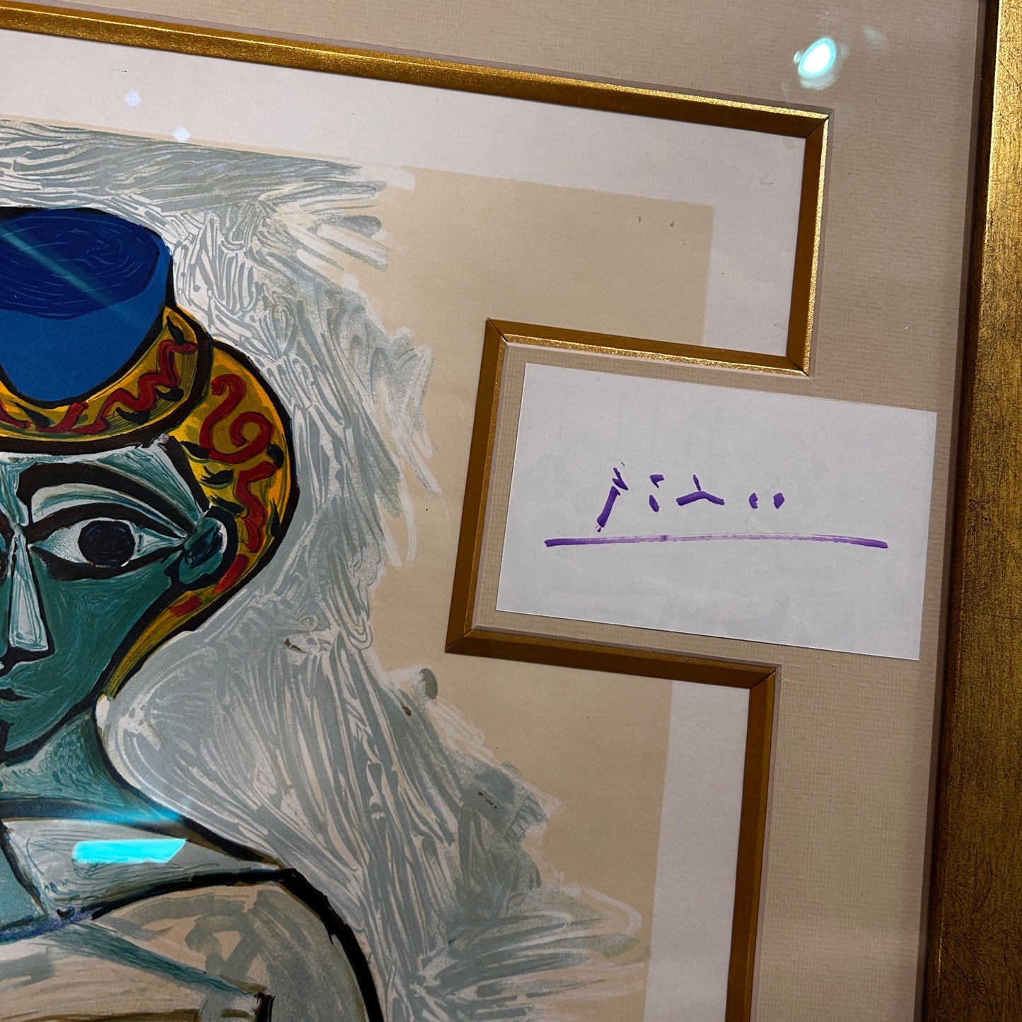 PICASSO - Affiche originale et signature originale