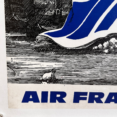 AIR FRANCE - Boston - Affiche Originale