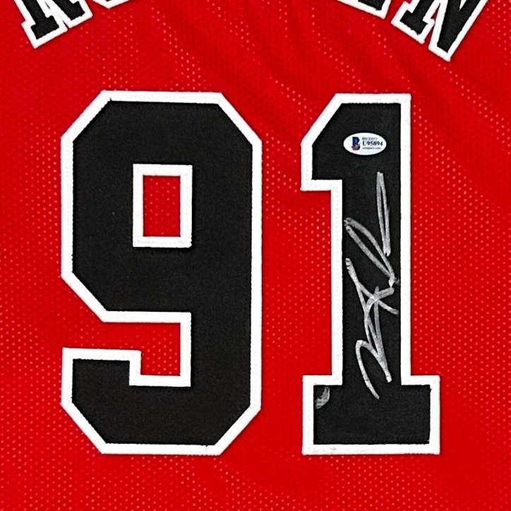 DENNIS RODMAN / Maillot NBA Chicago Bulls Signé - Certification