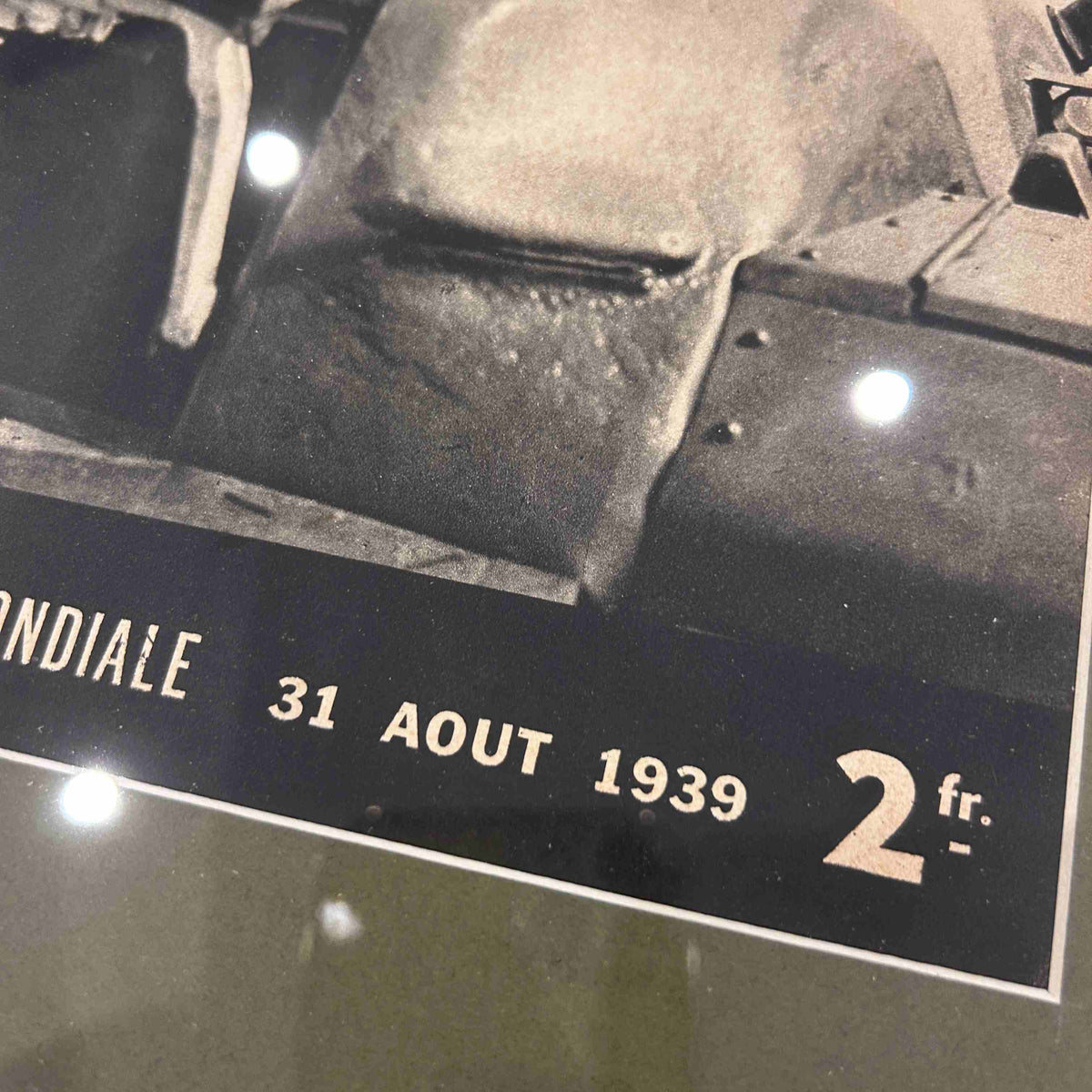 UNE DU MAGAZINE PARIS MATCH DU 31 AOUT 1939