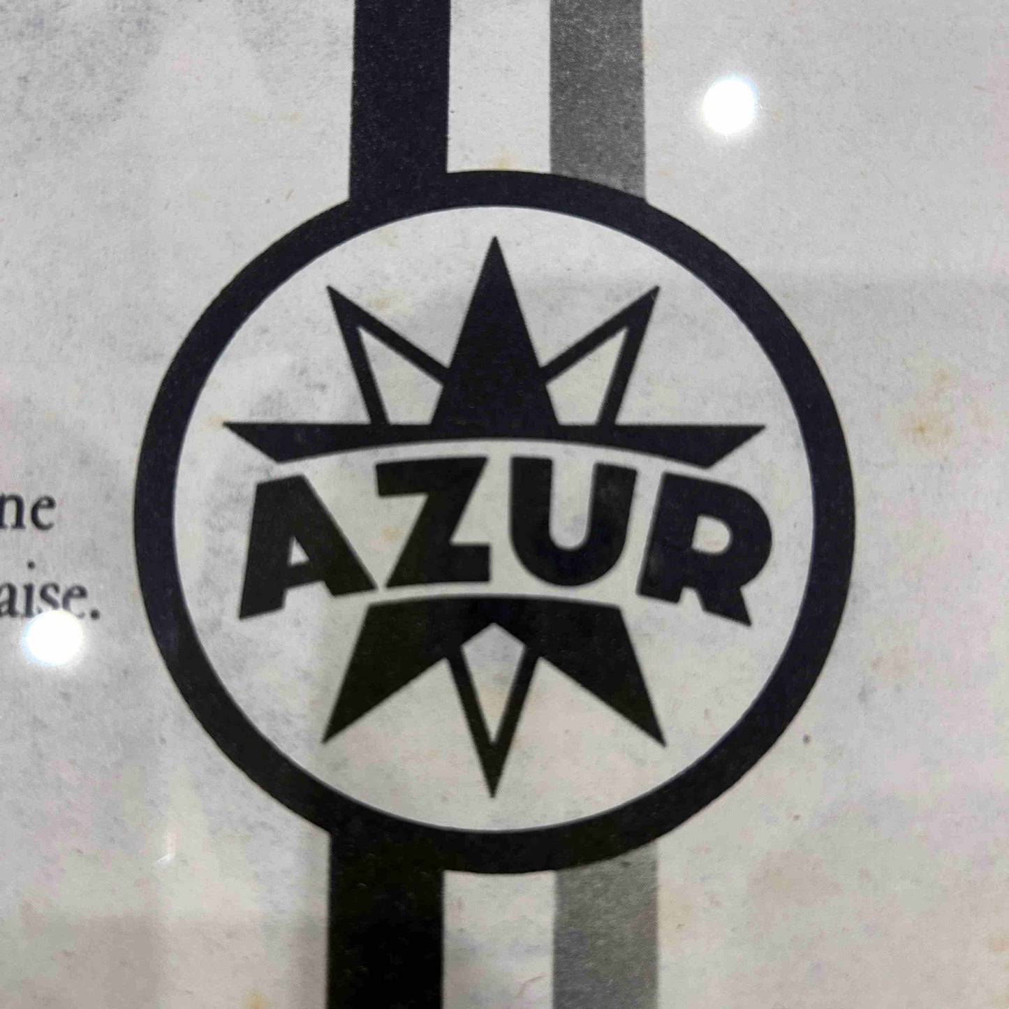 AZUR - PUBLICITE ORIGINALE