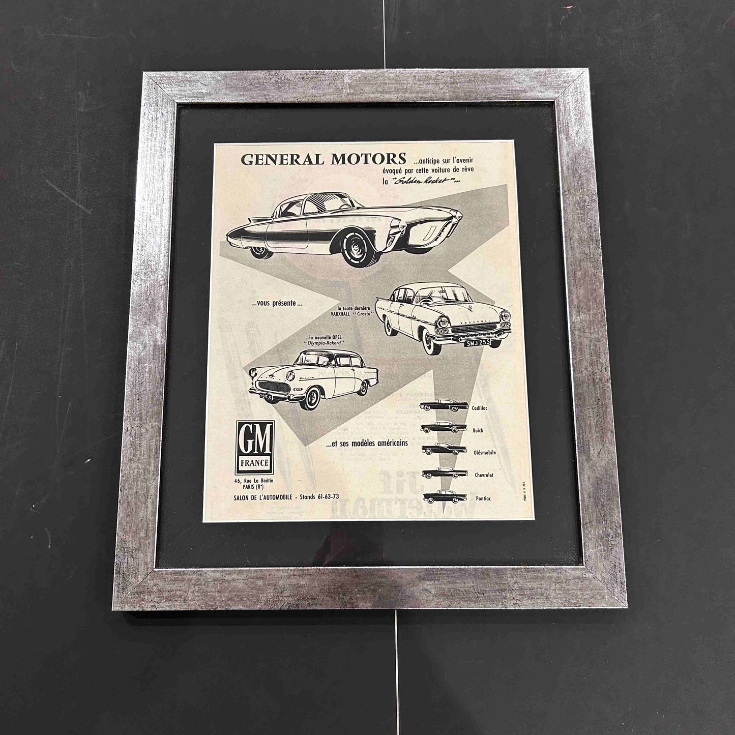 PUBLICITE ORIGINALE - GENERAL MOTORS - 1957