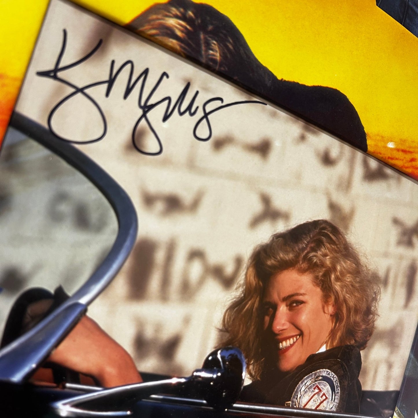 TOP GUN / Signature Tom Cruise - Kelly McGillis - Jennifer Connelly