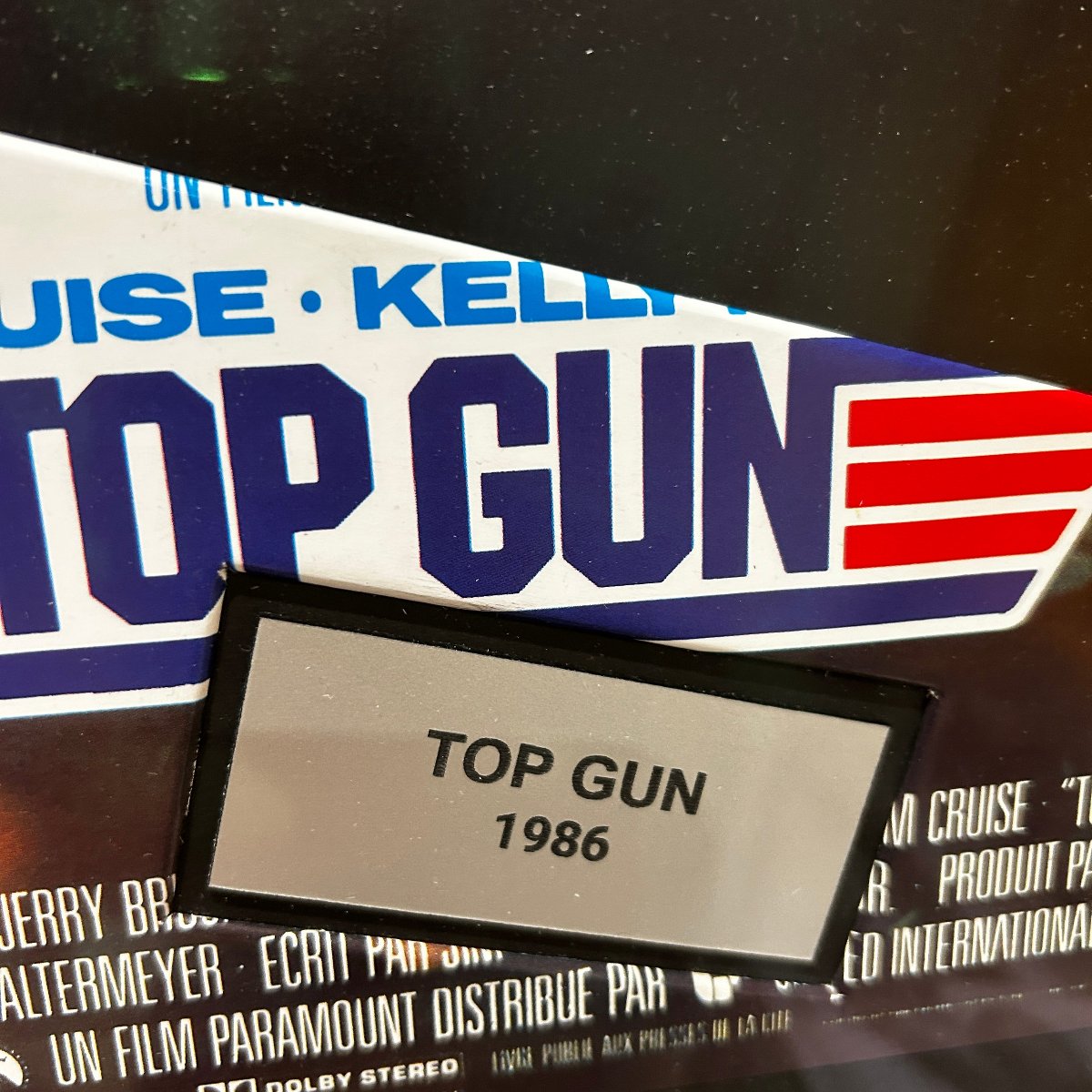 TOP GUN / Signature Tom Cruise - Kelly McGillis - Jennifer Connelly