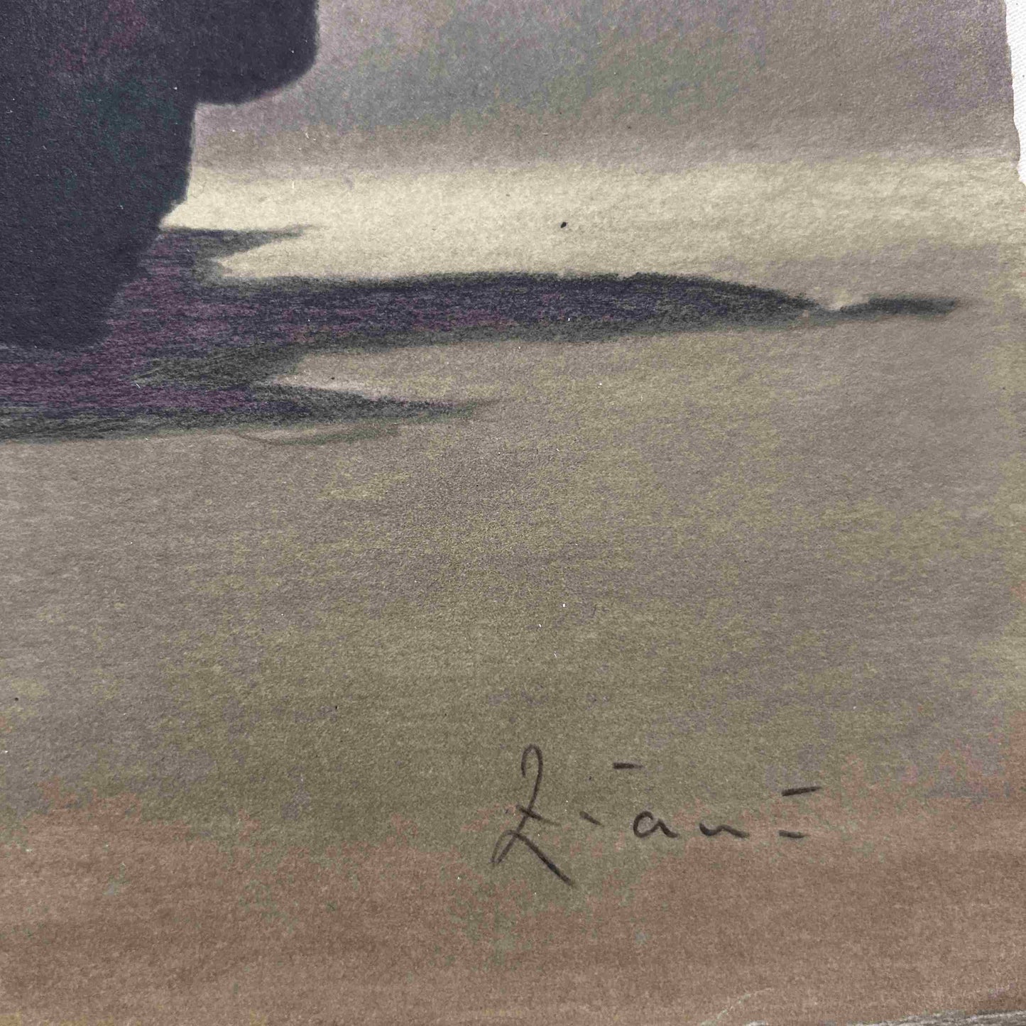 HOCINE ZIANI - LITHOGRAPHIE ORIGINALE "RENCONTRE" - SIGNEE ET NUMEROTEE 76/300