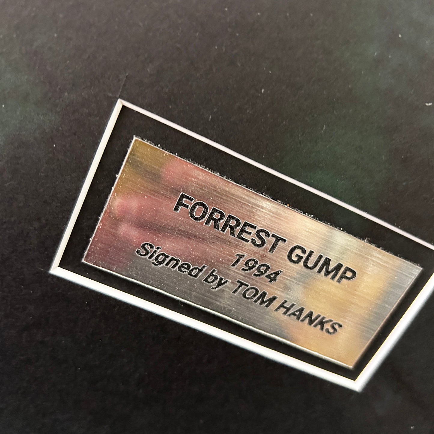 Tom Hanks / signature Forrest Gump - certification