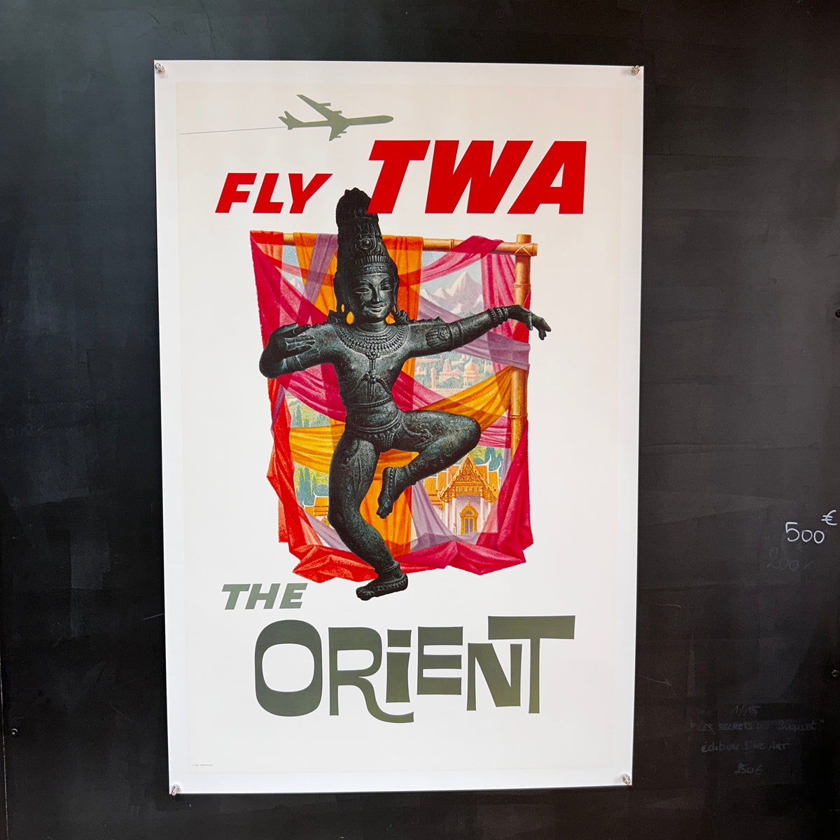 Affiche originale « Fly TWA – The Orient » – David Klein
