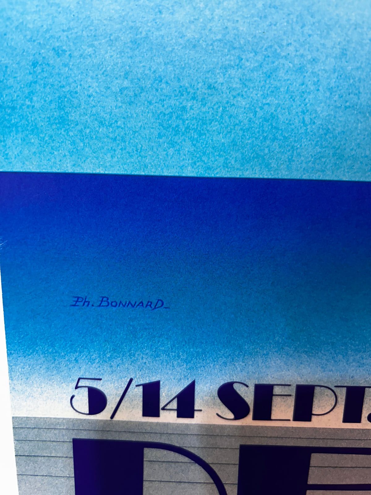 FESTIVAL DU CINÉMA AMÉRICAIN DE DEAUVILLE 1987 – Affiche originale – Ph. Bonnard