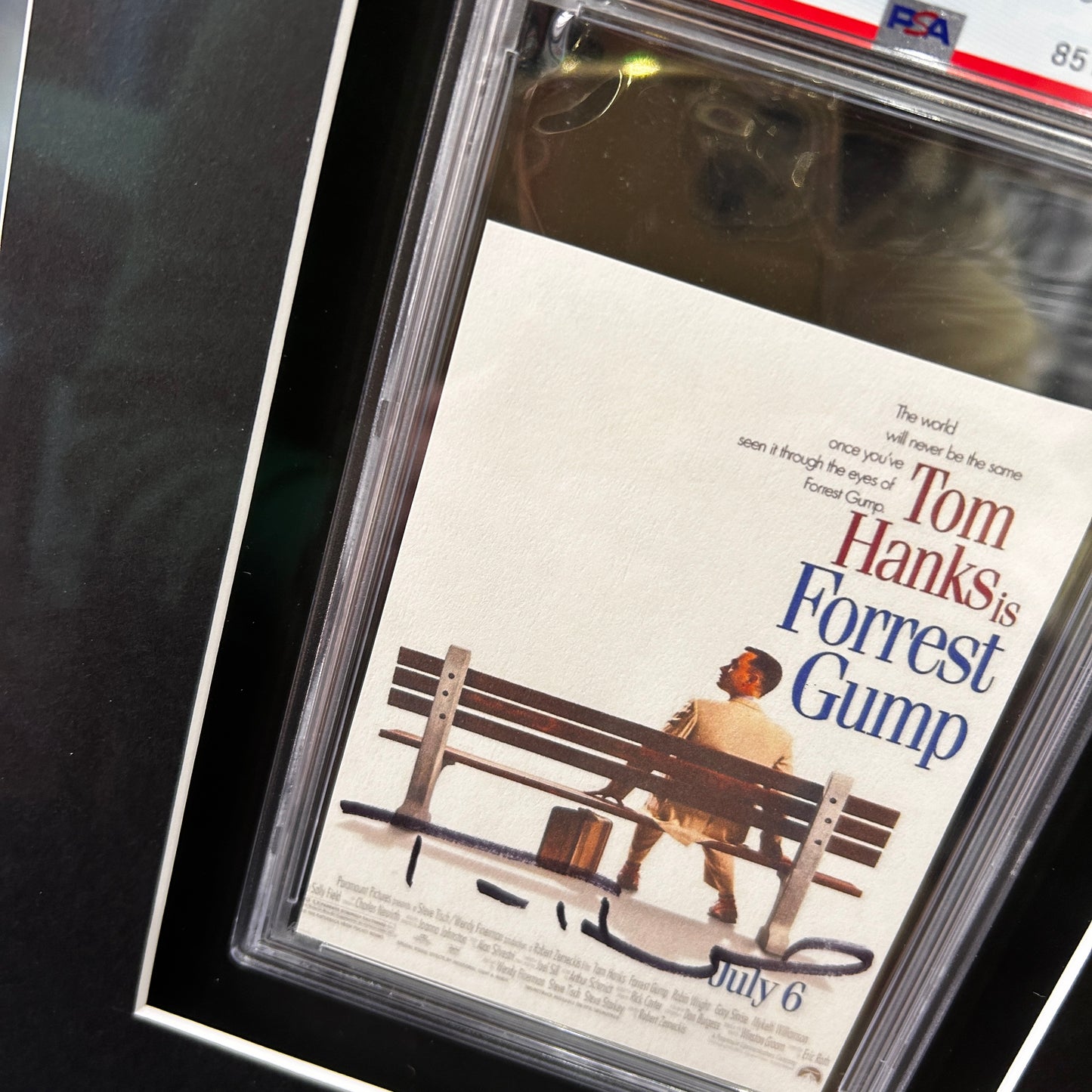 Tom Hanks / signature Forrest Gump - certification