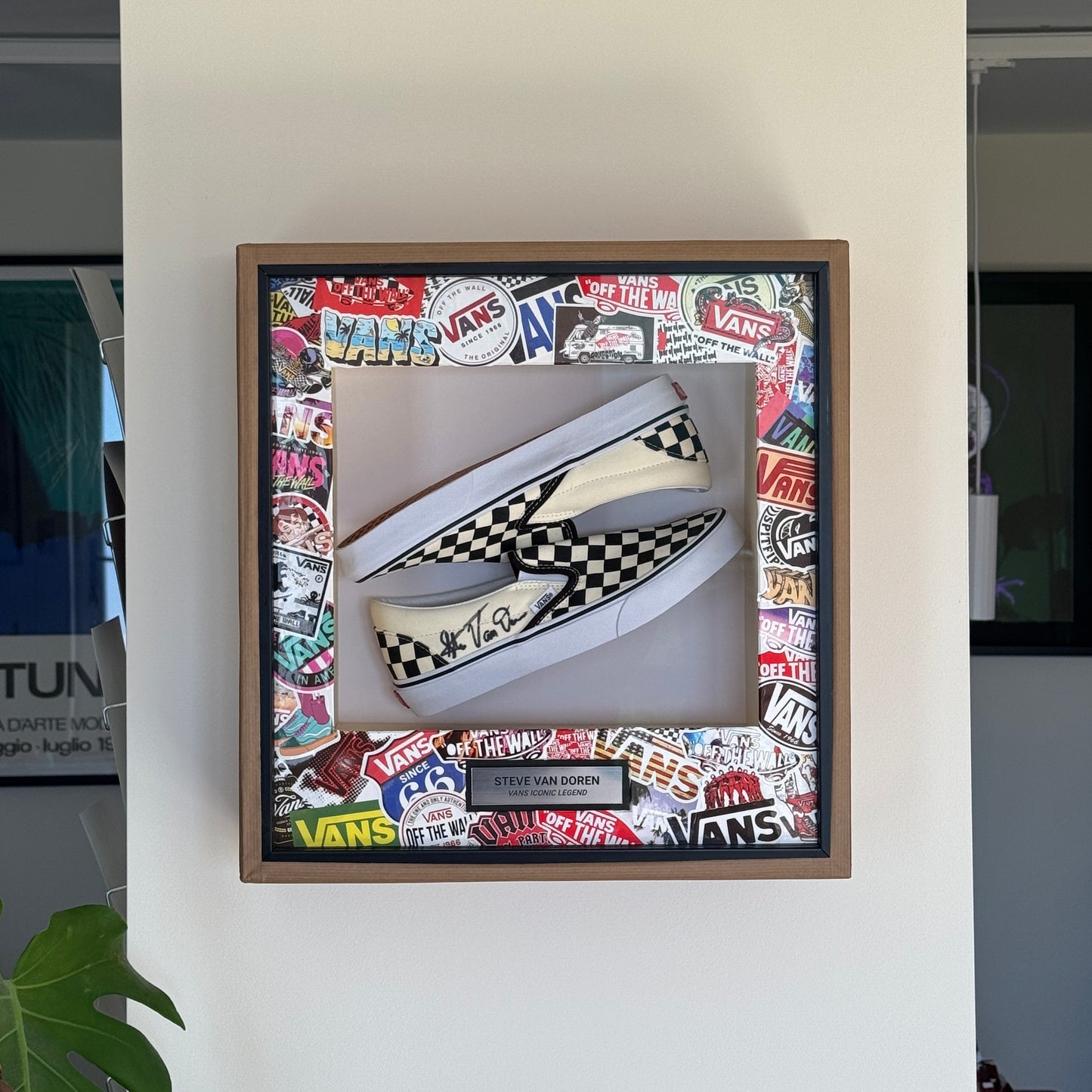 Paire de Vans signée par Steve Van Doren