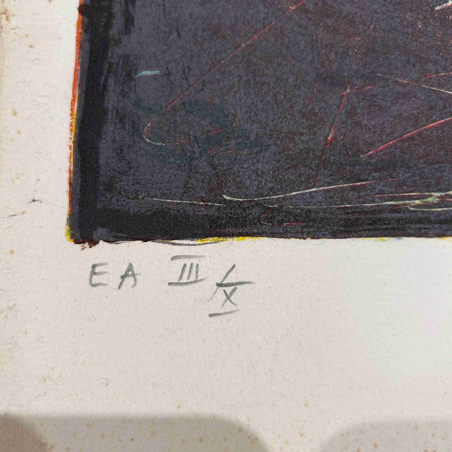 ARMAND AVRIL - Epreuve d'artiste III/X - 1986