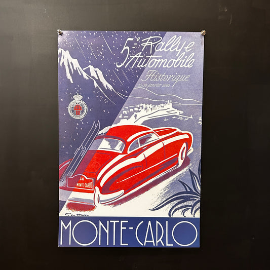 5ème Rallye historique de Monte Carlo - Affiche Originale - 2002
