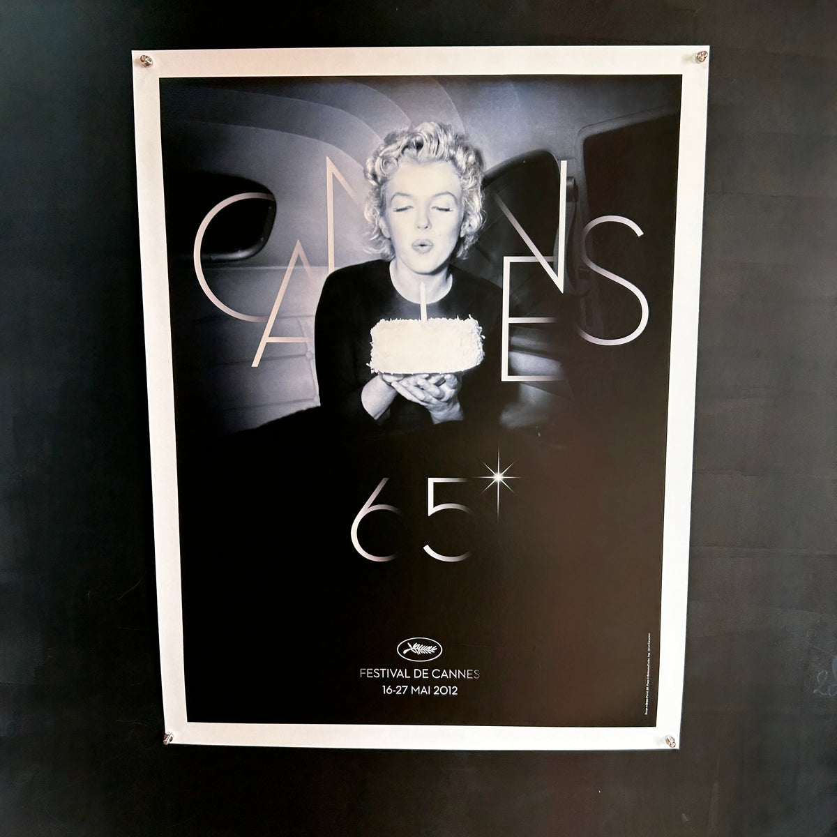 Affiche originale « Festival de Cannes 2012 » – Marilyn Monroe