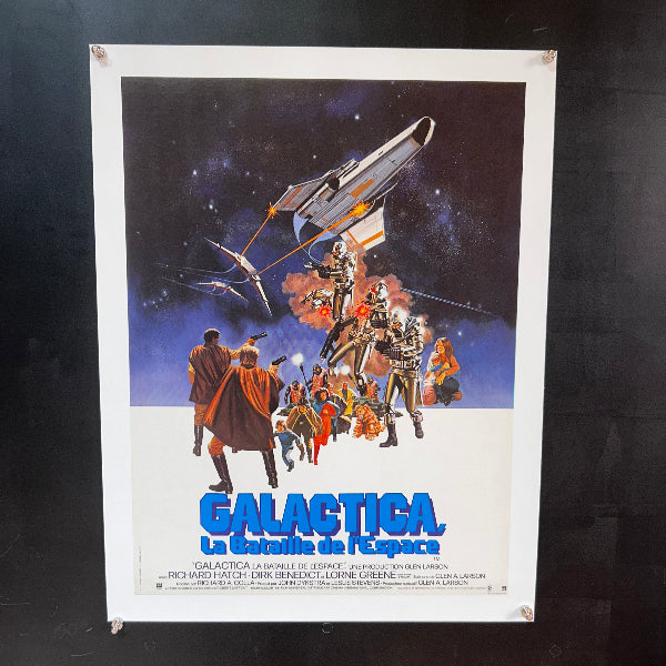 GALACTICA La bataille de l'espace - Affiche Originale - 1978