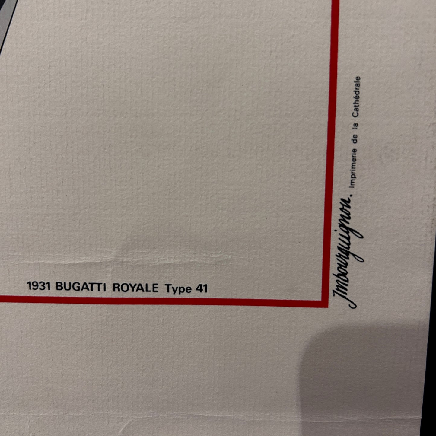 BUGATTI - Centenaire - 1881-1981