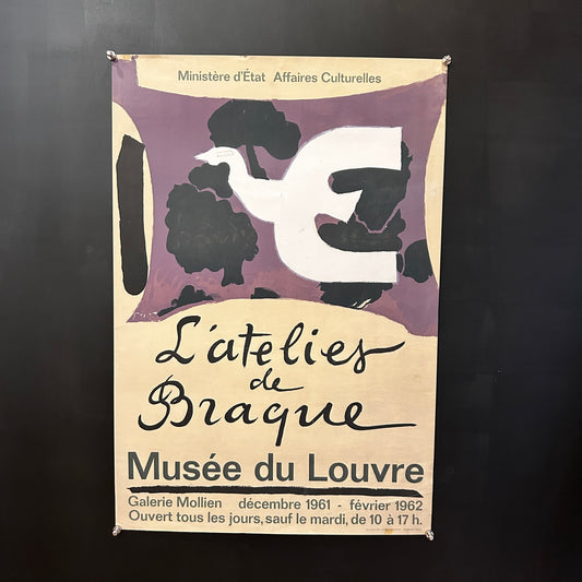 Georges Braque - Affiche originale -1962