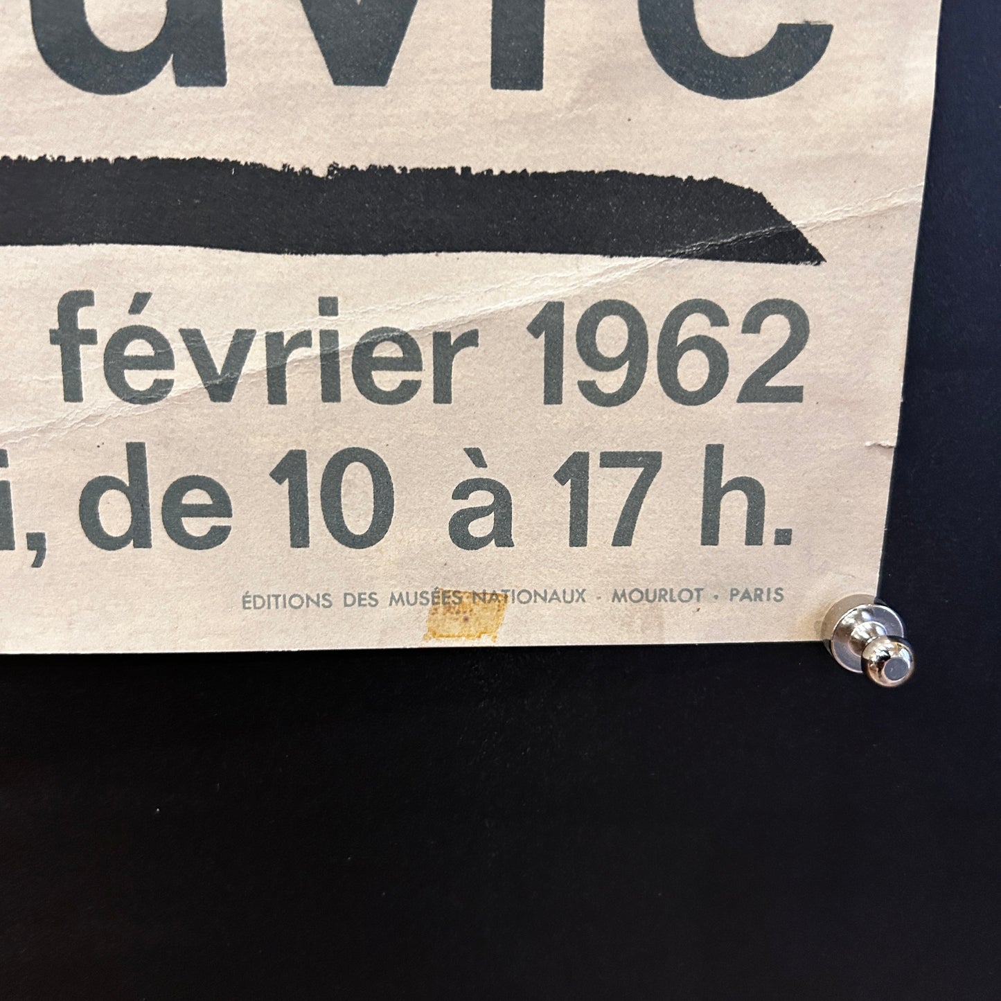 Georges Braque - Affiche originale -1962