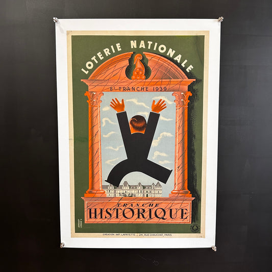 Loterie Nationale - Affiche originale - 1939