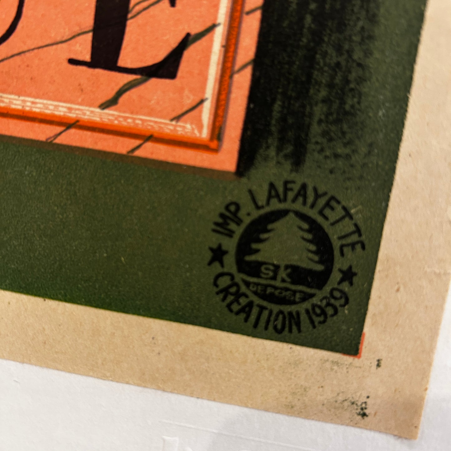 Loterie Nationale - Affiche originale - 1939