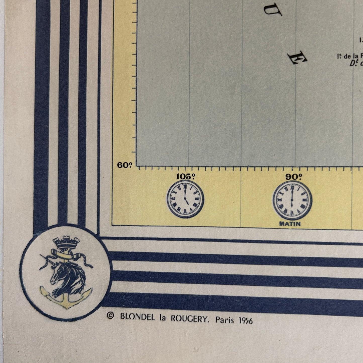 MESSAGERIES MARITIMES - Affiche Originale - 1956