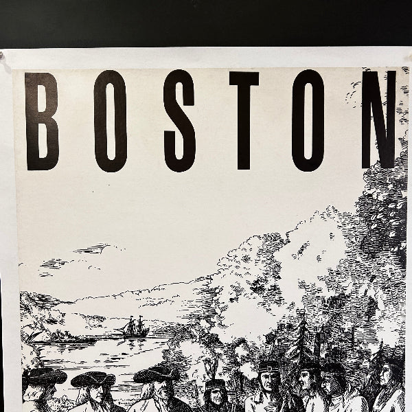 AIR FRANCE - Boston - Affiche Originale