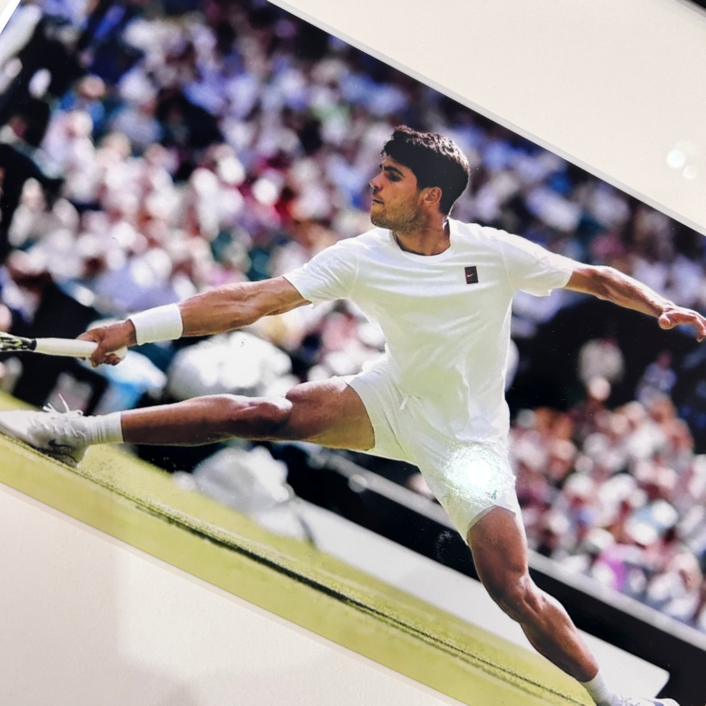 CARLO ALCARAZ / Signature sur balle de tennis - WIMBLEDON 2025