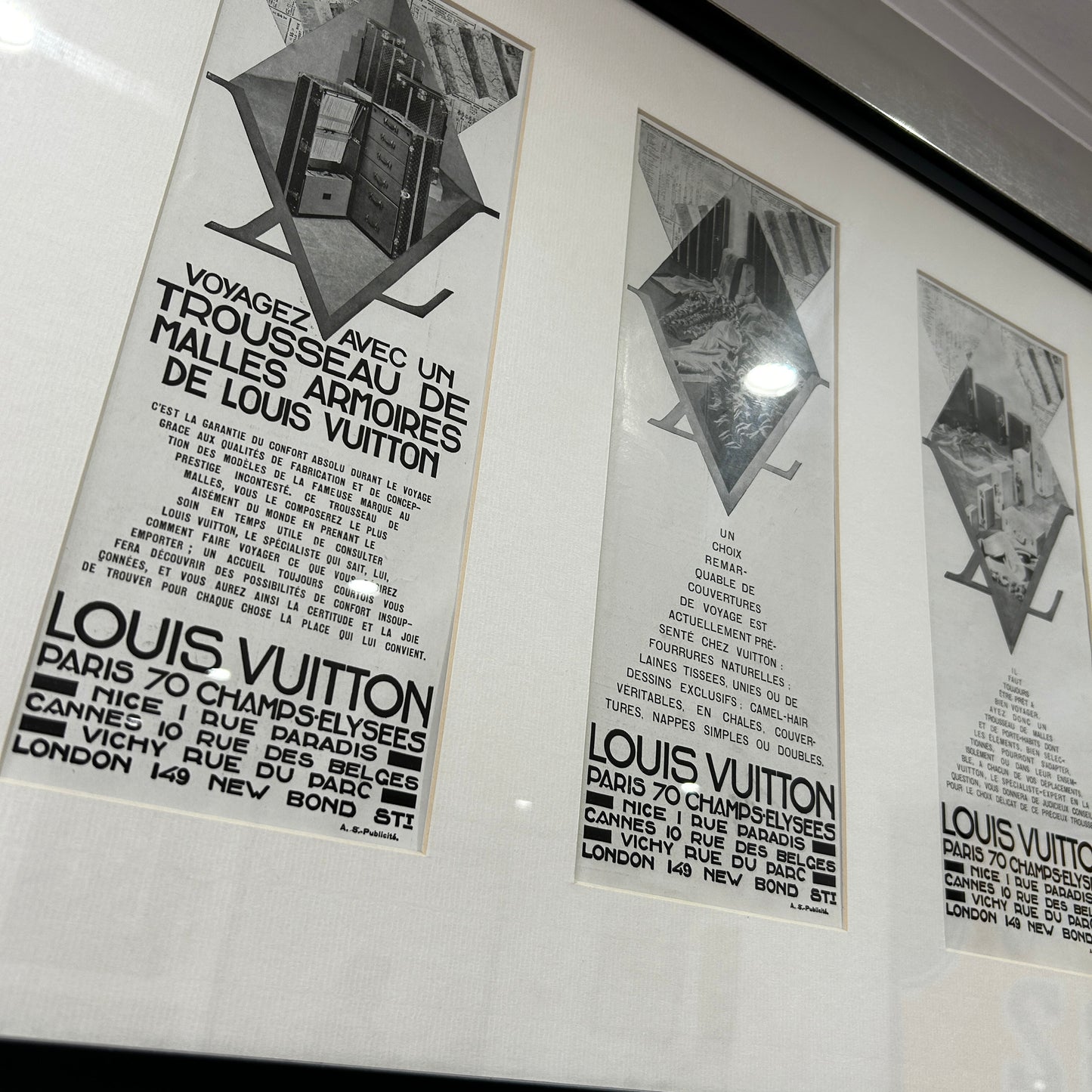 LOUIS VUITTON - PUBLICITES ORIGINALES