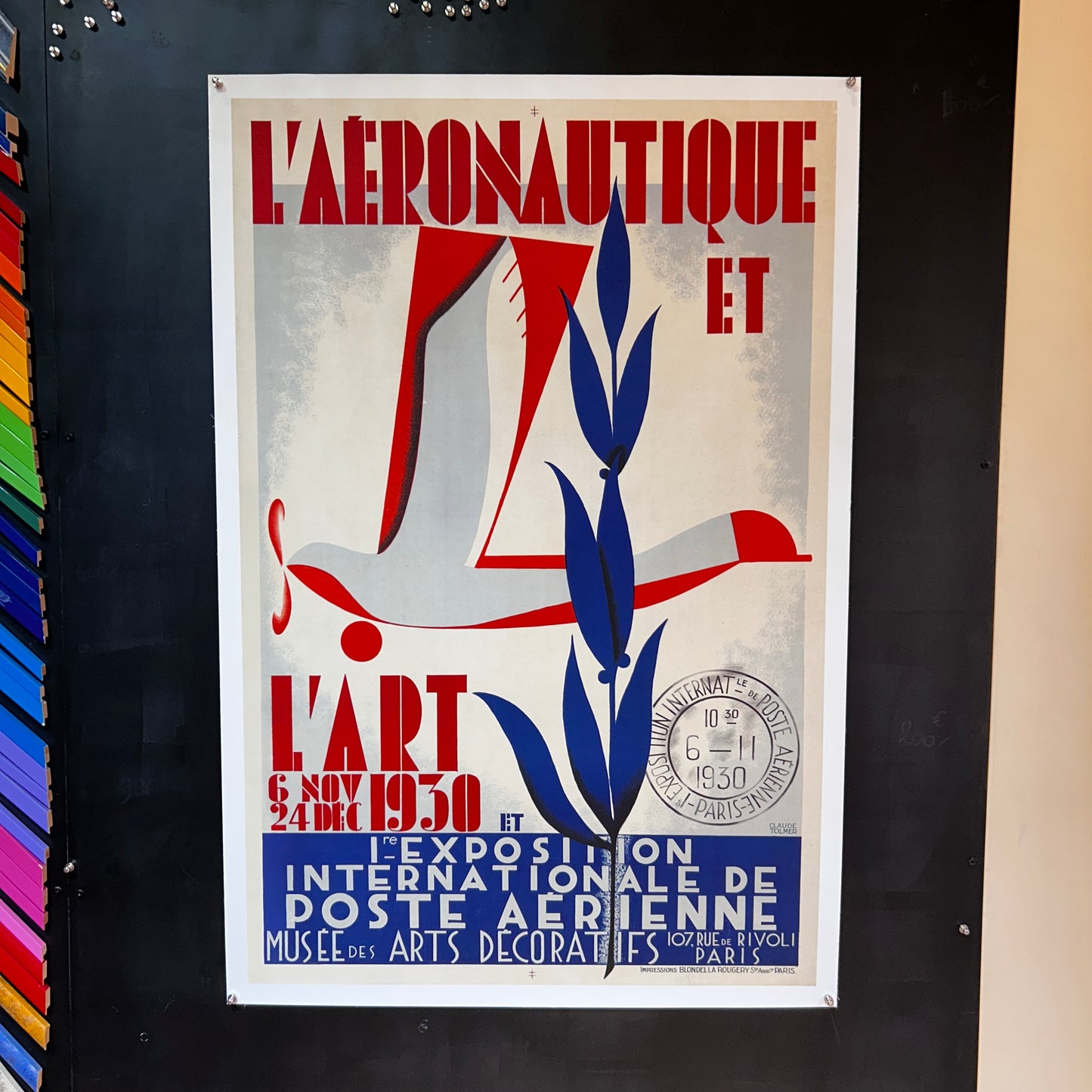 L'AERONAUTIQUE ET L'ART - Affiche Originale - 1930
