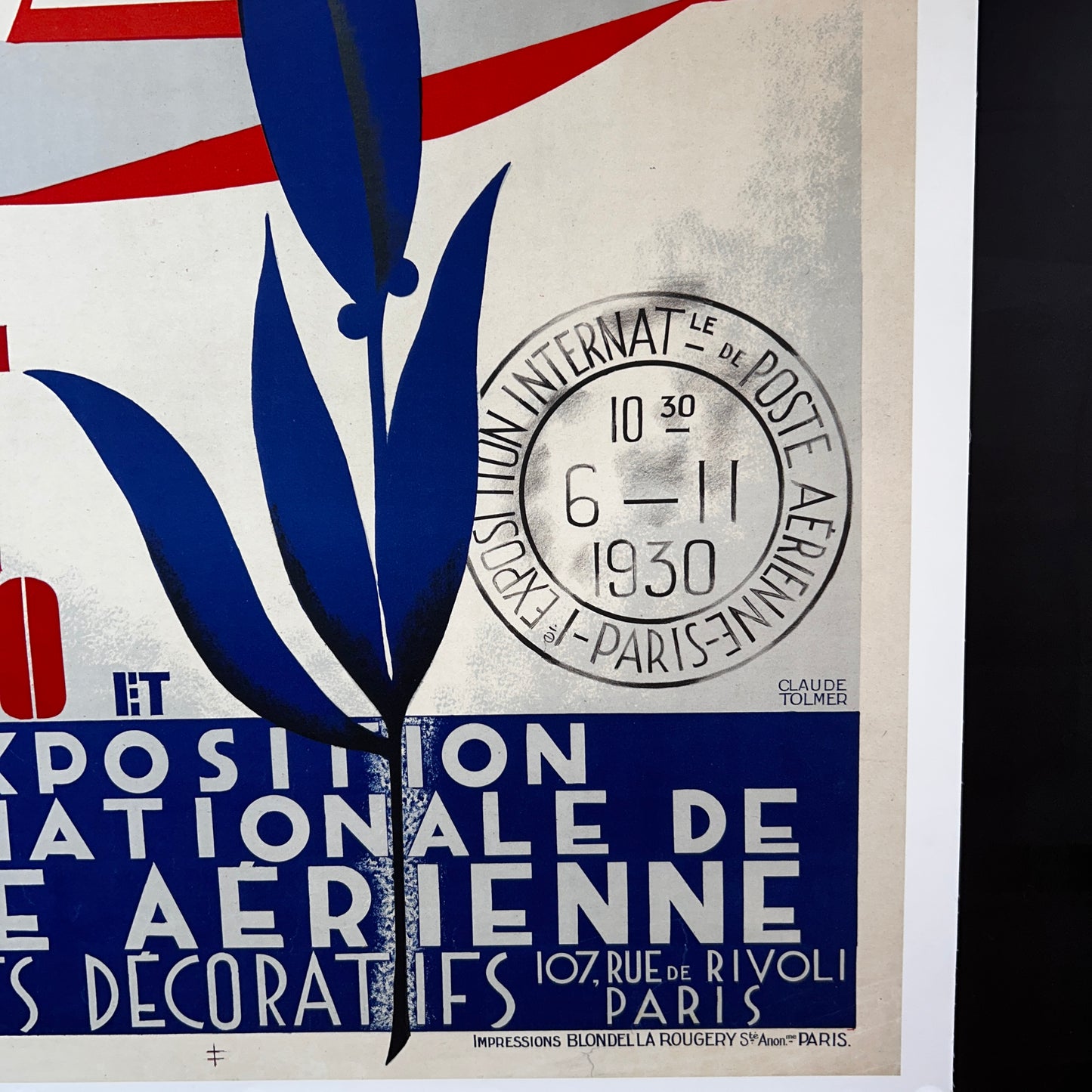 L'AERONAUTIQUE ET L'ART - Affiche Originale - 1930