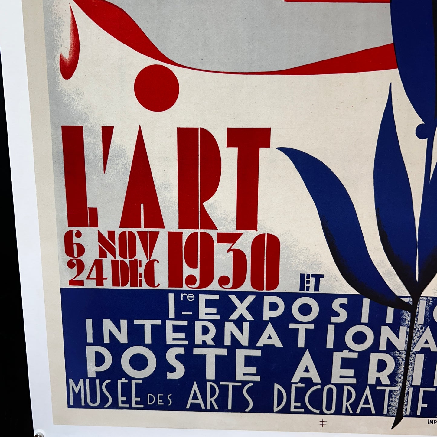 L'AERONAUTIQUE ET L'ART - Affiche Originale - 1930