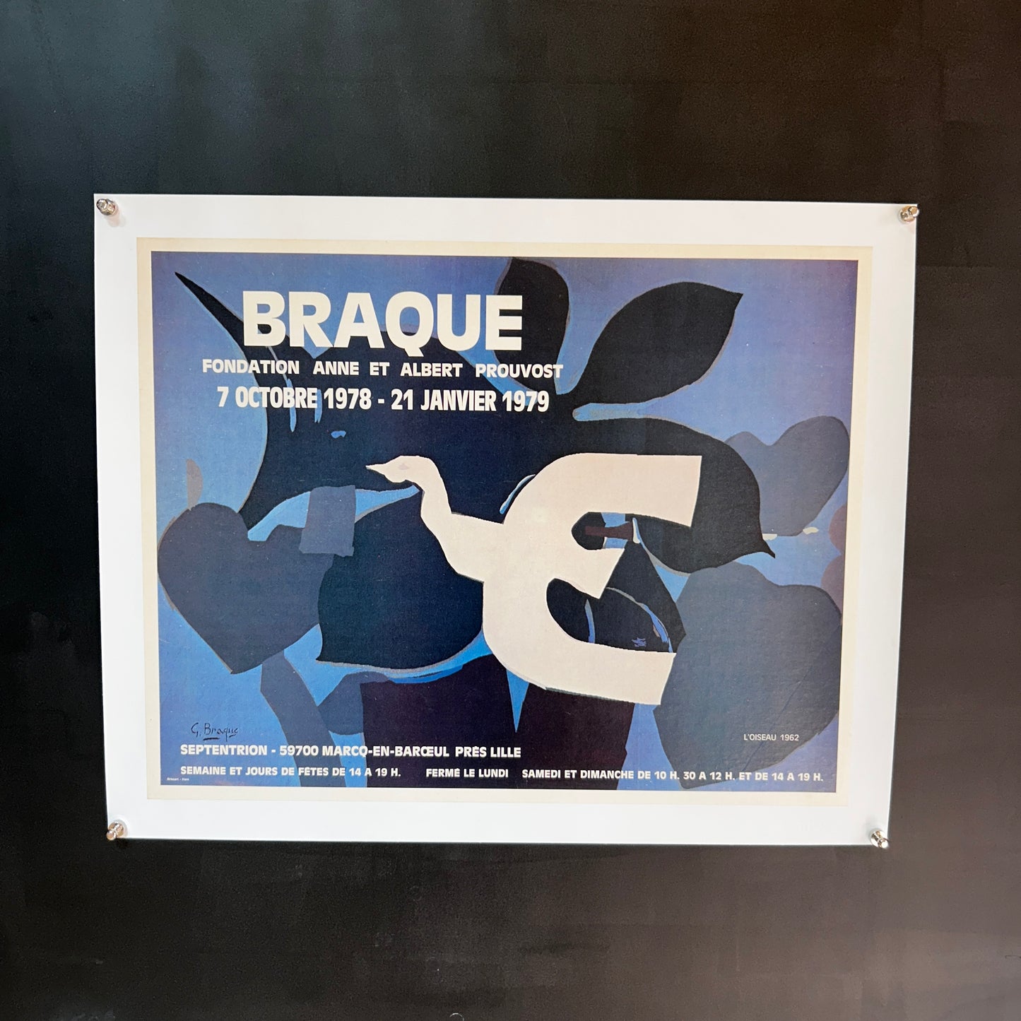 BRAQUE - Affiche Originale - 1978
