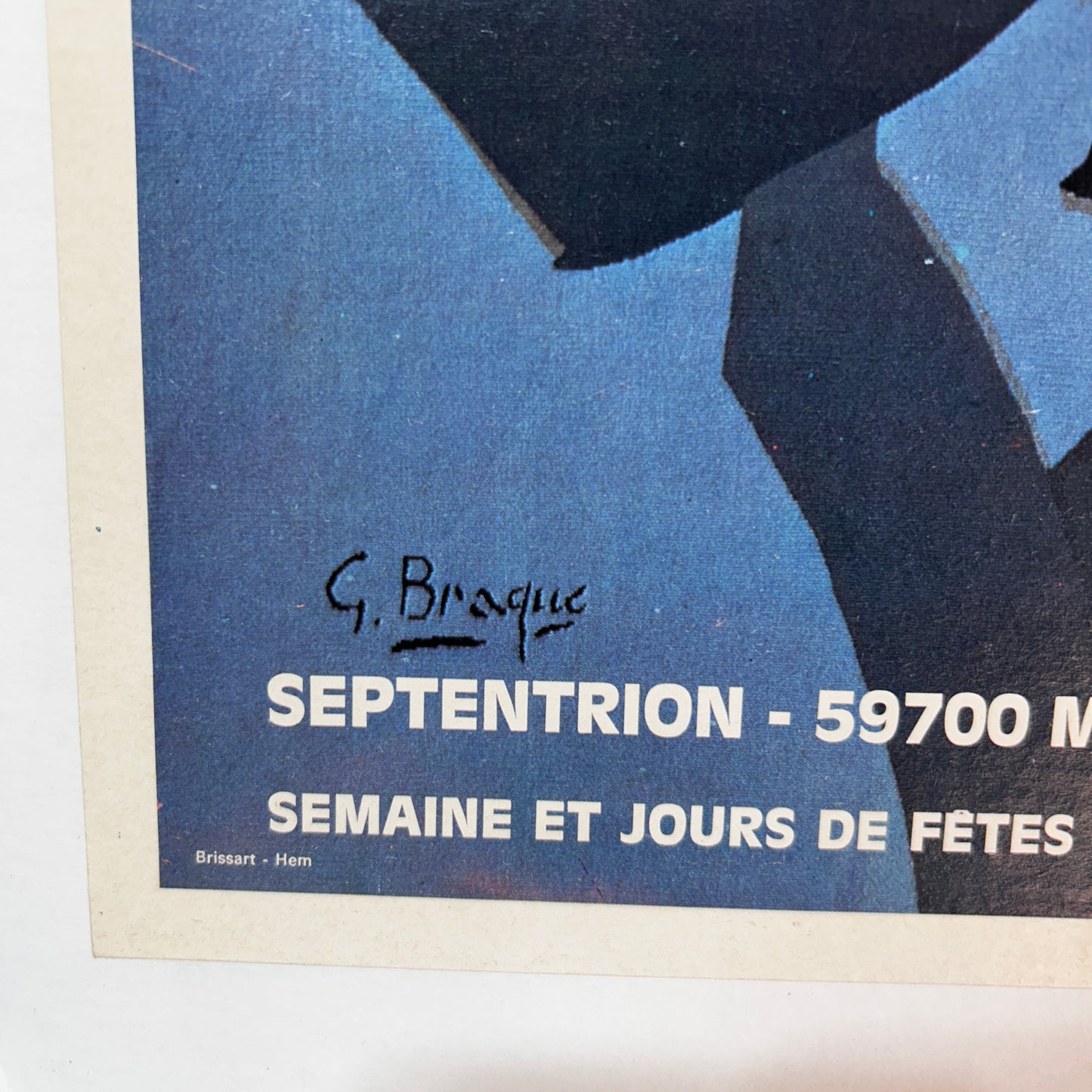 BRAQUE - Affiche Originale - 1978