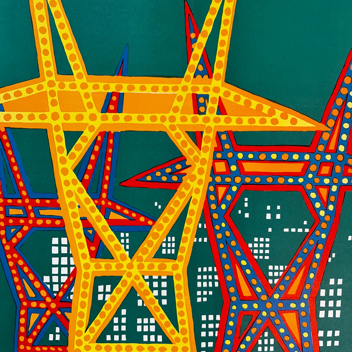 ELECTRICITE DE FRANCE - VILLEMOT - Affiche Originale - 1969