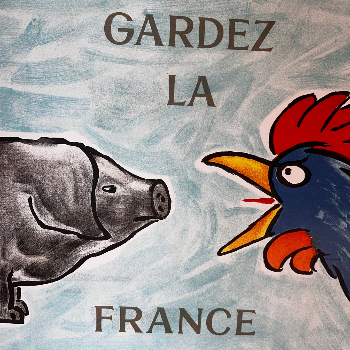 GARDEZ LA FRANCE PROPRE - SAVIGNAC - Affiche Originale - 1982