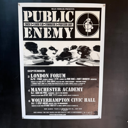 PUBLIC ENEMY - Affiche Originale - 1999