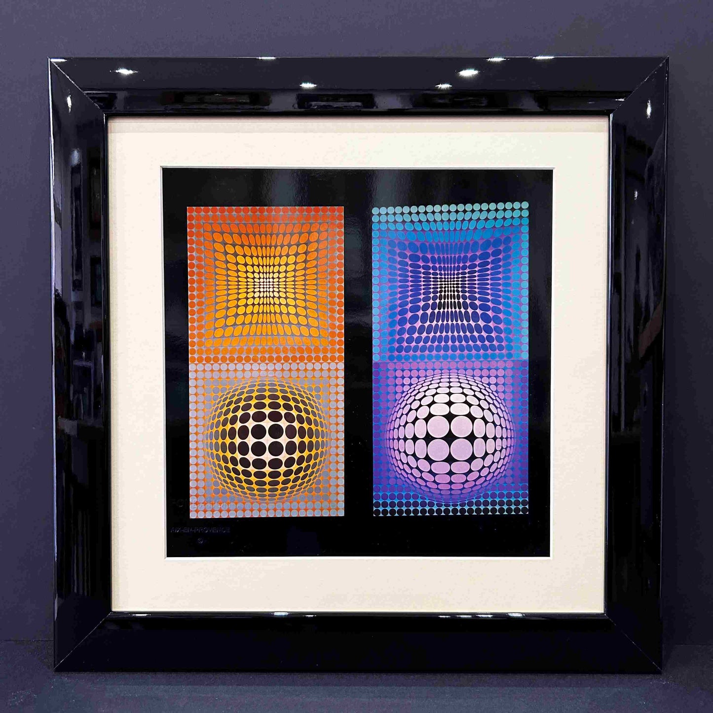 VICTOR VASARELY - Heliogravure d'après VP-118 1970 et VP-108 1969