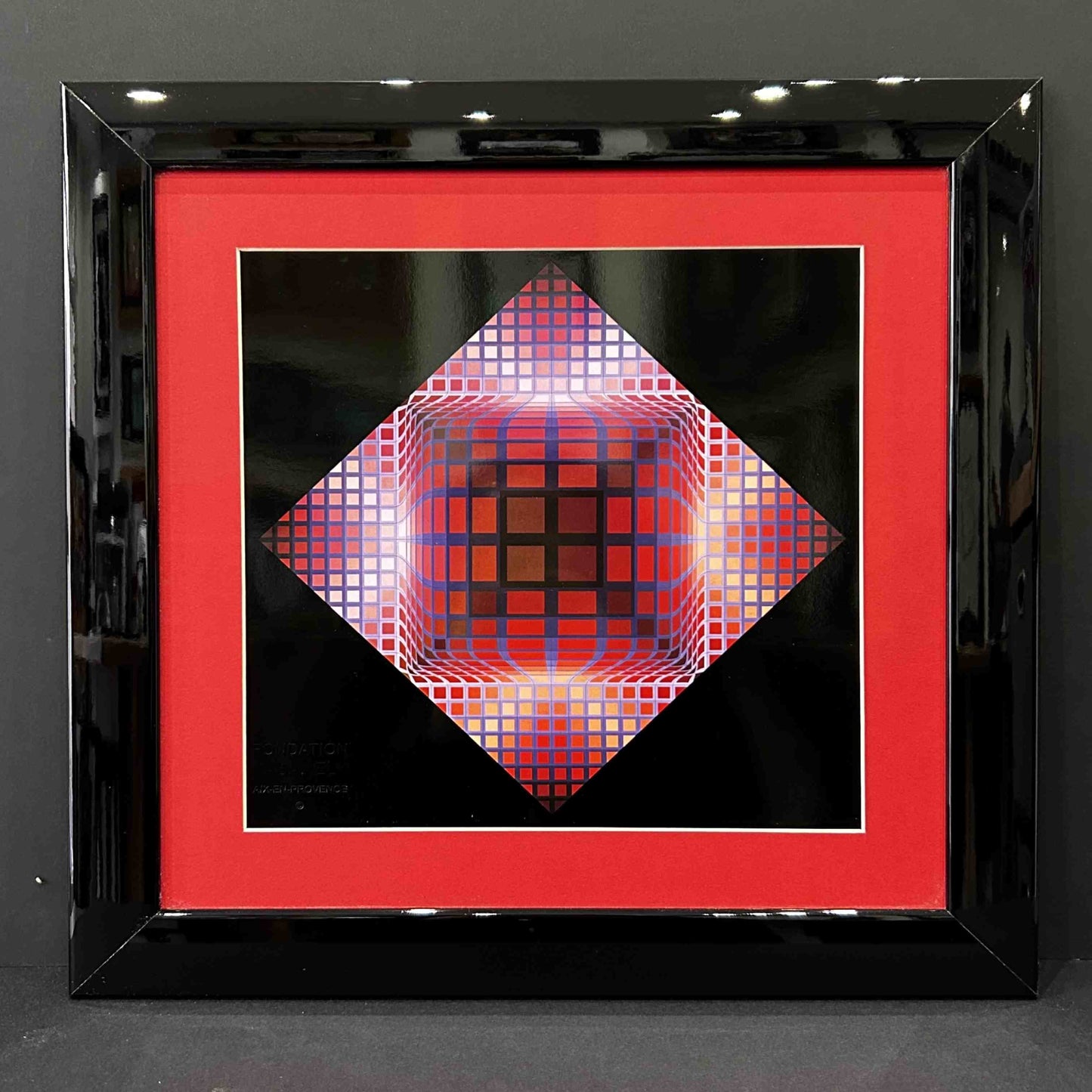 VICTOR VASARELY - Heliogravure d'après DELL 2 1972