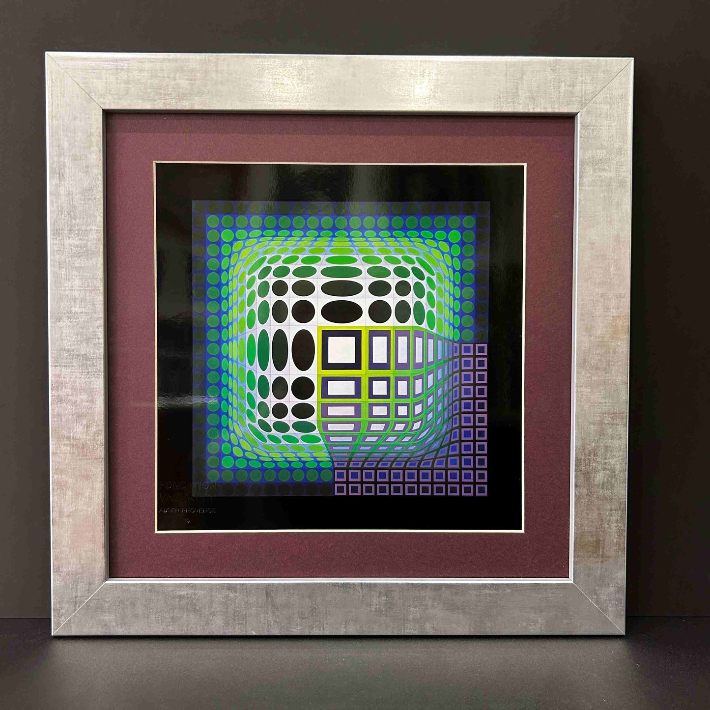 VICTOR VASARELY - Heliogravure d'après KOSKA KAR 1971 1972