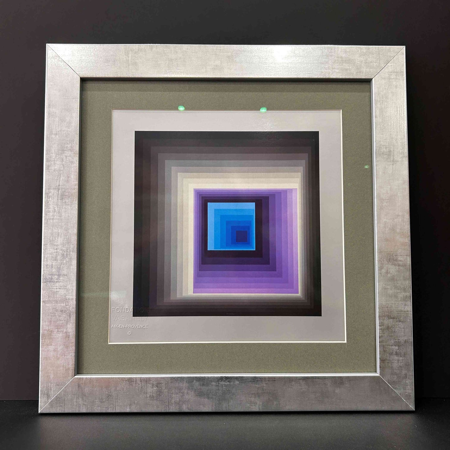 VICTOR VASARELY - Heliogravure d'après REYTEL 1968