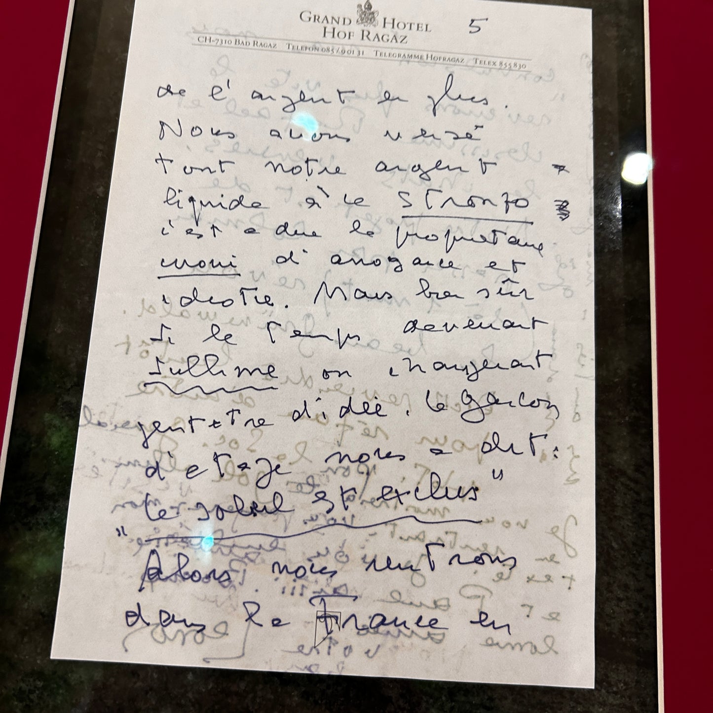 LEONOR FINI - Pages manuscrites et enrichies de dessins originaux