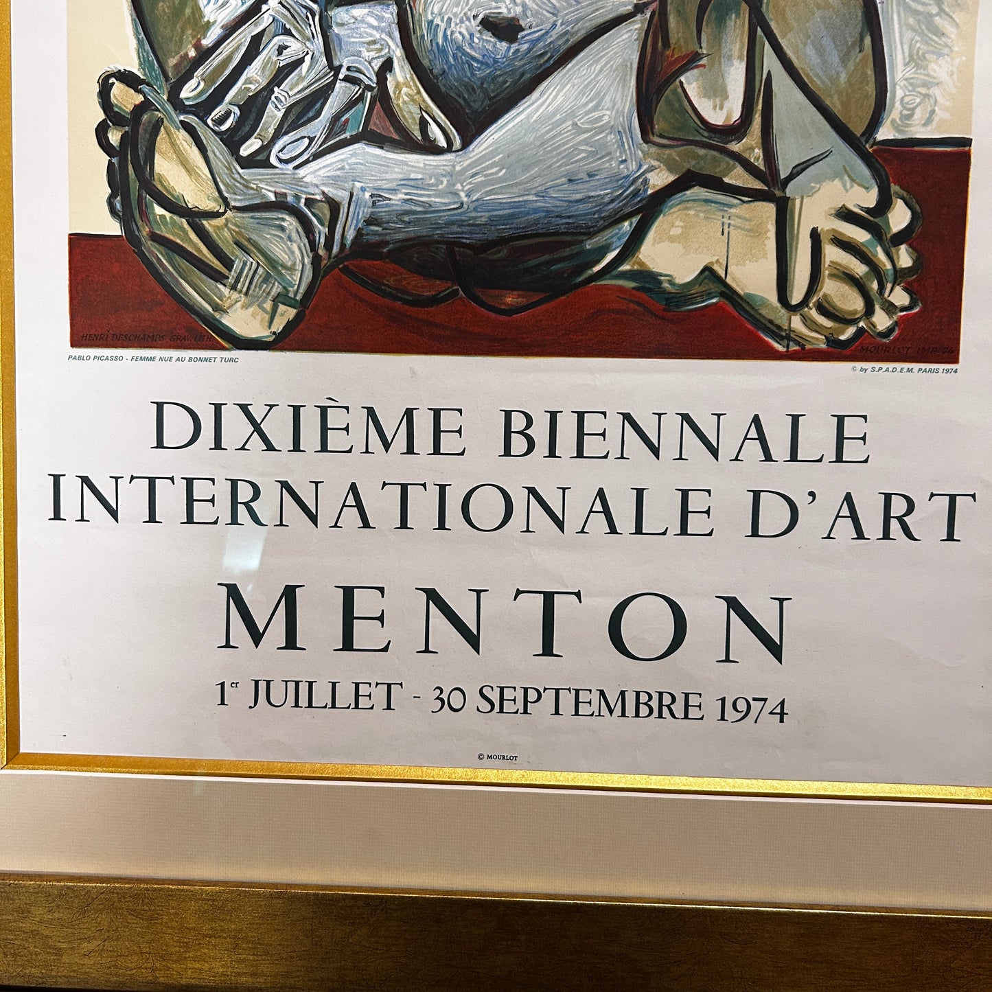 PICASSO - Affiche originale et signature originale