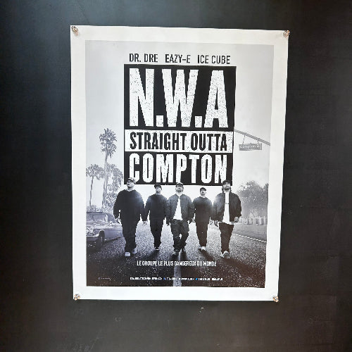 N.W.A - Straight Outta Compton - Affiche Originale du  Film - 2015