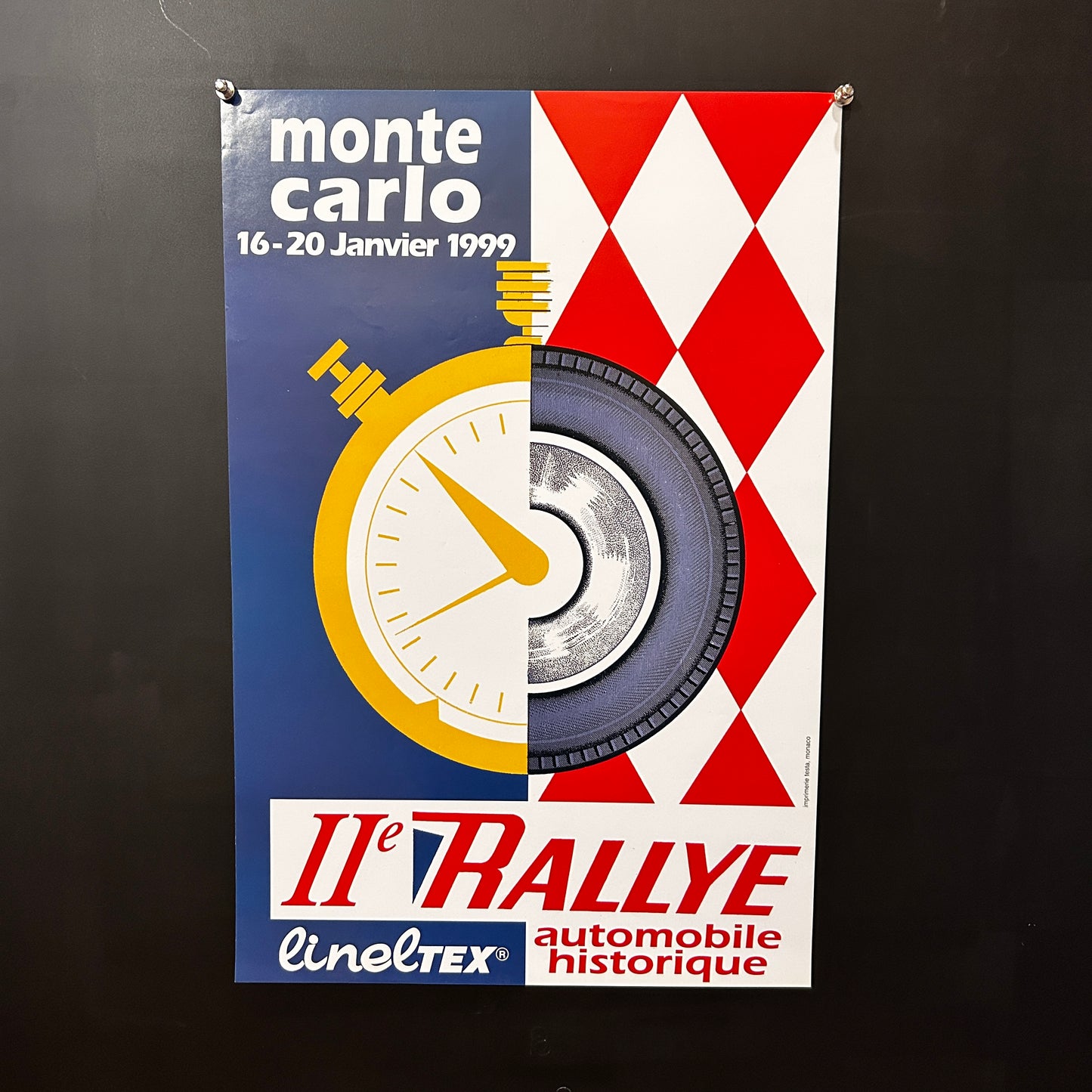 2ème Rallye Historique de Monte Carlo - Affiche Originale - 1999