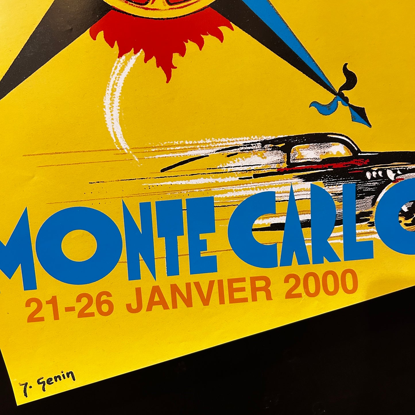 3ème Rallye Historique Monte Carlo - Affiche Originale - 2000