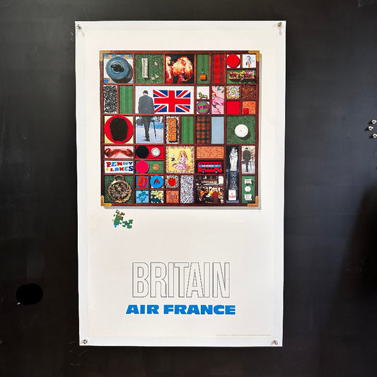 AIR FRANCE - BRITAIN - Affiche Originale